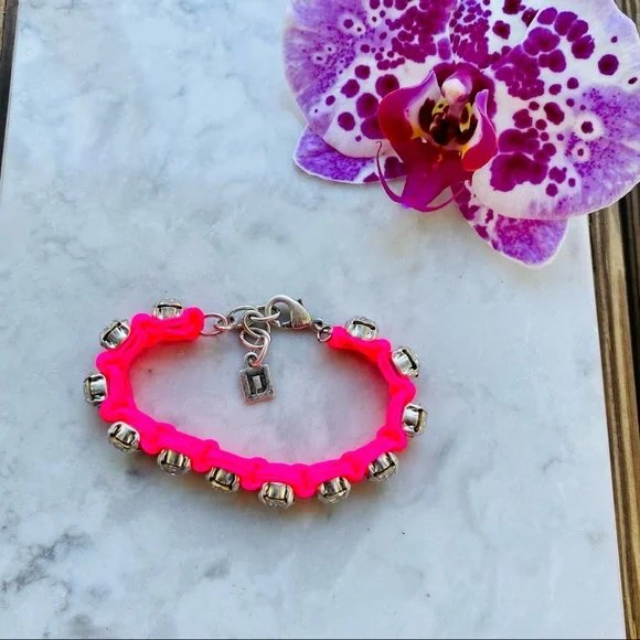 DANNIJO Ellen Pink Crystal Bracelet NWT - Picture 11 of 16